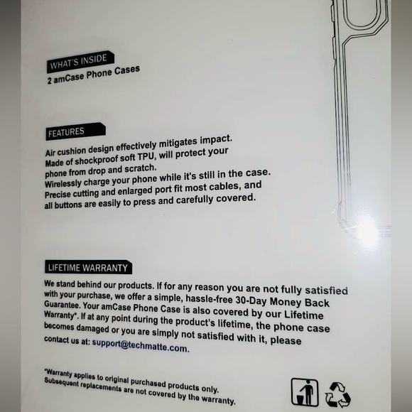 amCase for Galaxy S23 Plus (2 Pack) | NIP - Picture 4 of 4